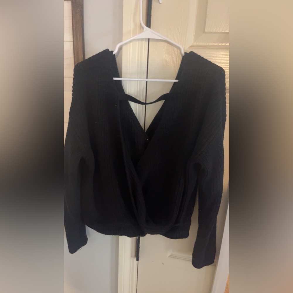 wrap sweater
